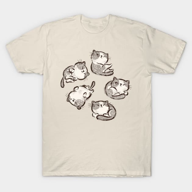 Kitten cat relax T-Shirt by sanogawa